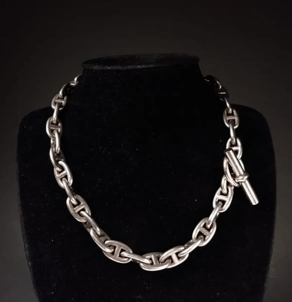 hermes-collier-argent